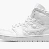 WMNS Air Jordan 1 Mid "Quilted White"