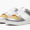 Dunk Low WMNS "Gold White Silver"
