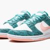 Nike Dunk Low "Snakeskin Washed Teal Bleached Coral"